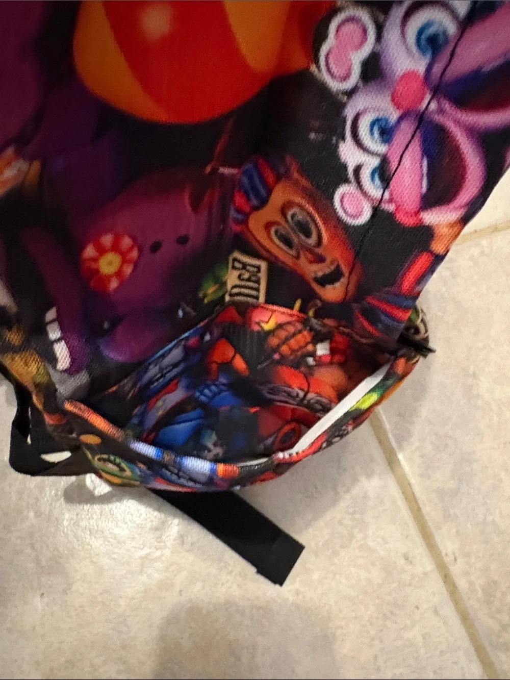 FNAF- Five Nights at Freddy's Casual Rucksack Back Pack All Over Print NEW!